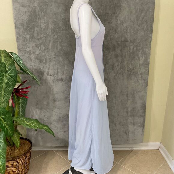Vtg 60's Made in California Maxi Full Length Nightgown Lacey Night Slip Dress M - Picture 3 of 12